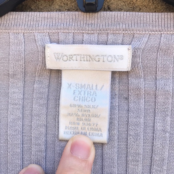 🖤🖤🖤Worthington Ribbed Cardigan - Picture 3 of 7